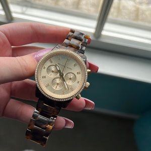 Brown and Gold Michael Kors Watch